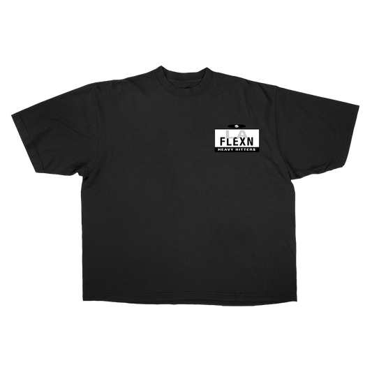 FLEXN HEAVY HITTER TEE (BLACK)